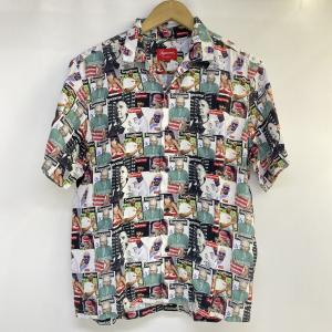 Supreme シュプリーム Magazine S/S Shirt マガジン シャツ Sサイズ ※中古