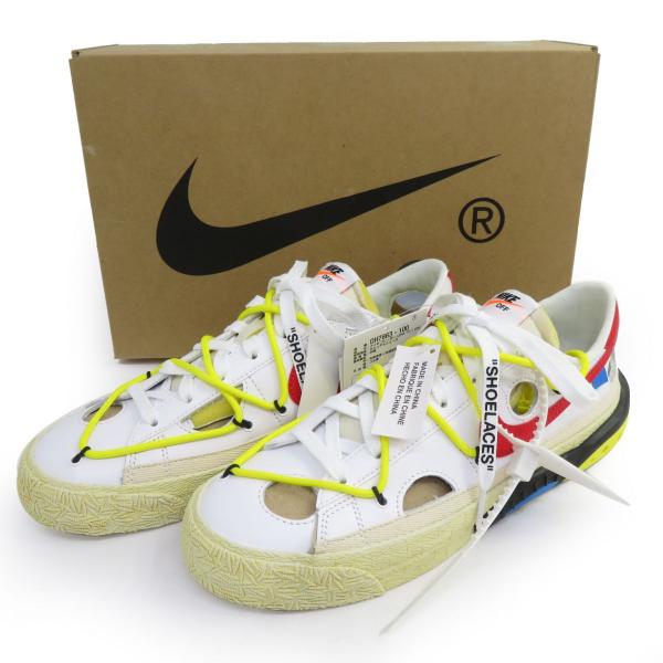 【未使用】Off-White × NIKE オフホワイト ナイキ BLAZER LOW 77 ブレザ...