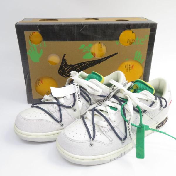 【未使用】NIKE × Off-White ナイキ オフホワイト DUNK LOW ダンク ロー D...