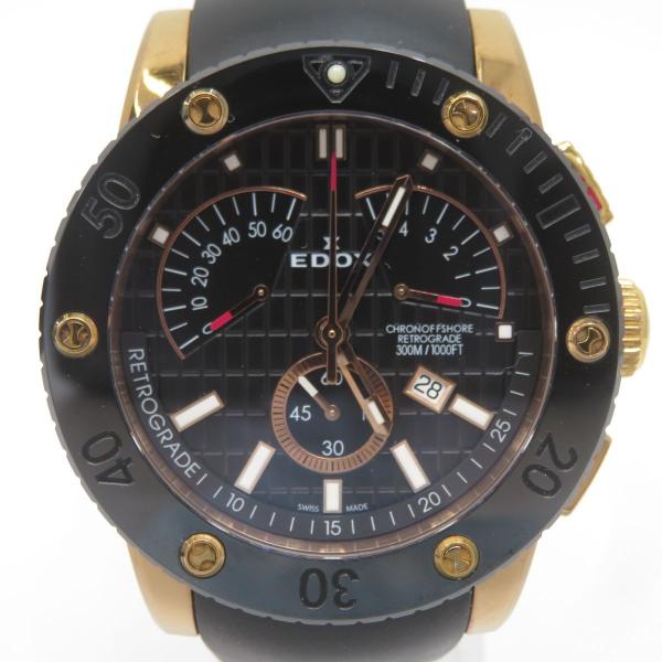 EDOX エドックス クラス 1 オフショア クロノグラフ レトログラード 01502-37RN-N...