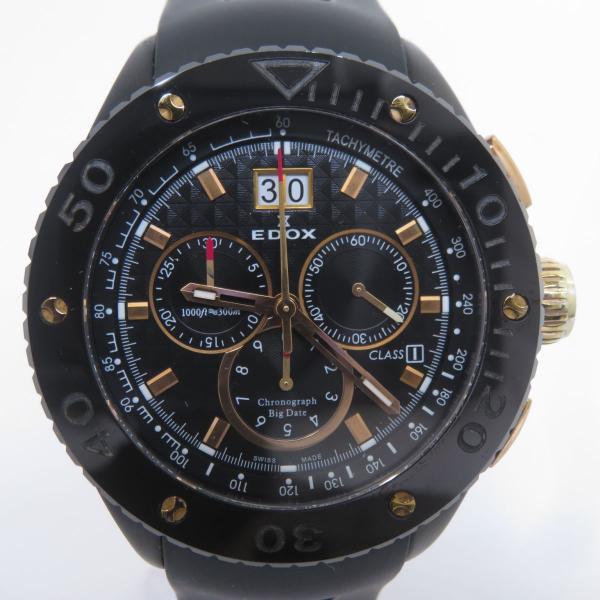 EDOX エドックス クラスワン クロノグラフ ビッグデイト 10016-357RN-NIR2 クォ...