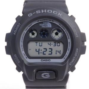 CASIO カシオ G-SHOCK Supreme × THE NORTH FACE コラボ DW-6900NS-1JR クオーツ 腕時計 ※中古｜kinoko-dou