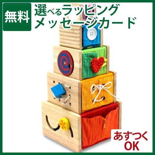 木のおもちゃ I&apos;m TOY アイムトイ トレーニングキューブ 1歳 おもちゃ 知育玩具 入園 入学
