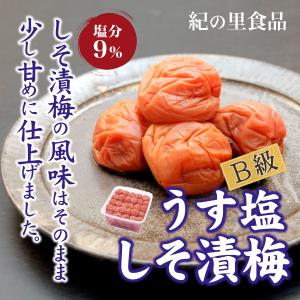 梅干し ご家庭用うす塩しそ漬梅 700g 紀の里食品 梅干 南高梅 うめ 富田川の天然水 産地直送 和歌山 紀州産