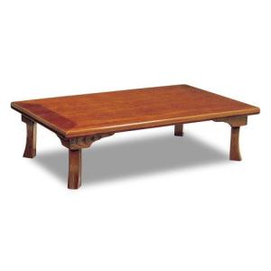 座卓 ローテーブル 木製 夢華 幅120cm （ ケヤキ玉杢 化粧シート 欅