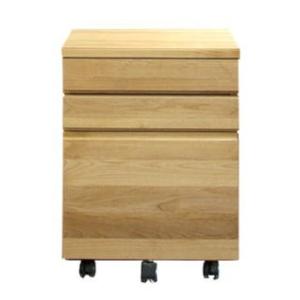 Nワゴン デスクワゴン デスクチェスト レグシー LEGCY 引出し オープンレール キャスター付き A4ファイル収納可 シンプル 天然木 アルダー オイル 国産 日本製