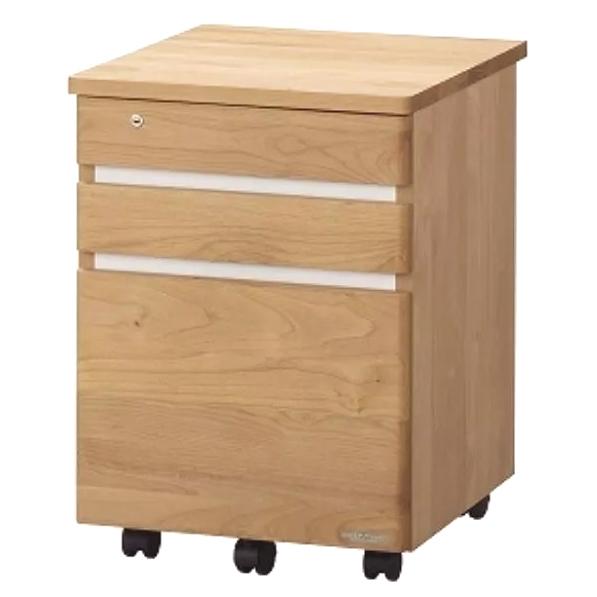 ワゴン デスクワゴン デスクチェスト ネージュ 引出し キャスター付き A4ファイル収納可 シンプル...