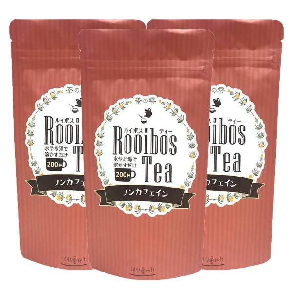 ルイボスティー 粉末 100g×3袋セット ノンカフェイン LOHAStyle ロハスタイル