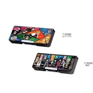 サンスター文具 鬼滅の刃 筆箱 両面 コンパクト ヨコピタ 我妻善逸柄