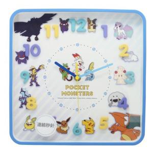 壁掛け時計ポケットモンスター スクエア型アイコンウォールクロック Tjs 丸悠ヤフー店 通販 Yahoo ショッピング