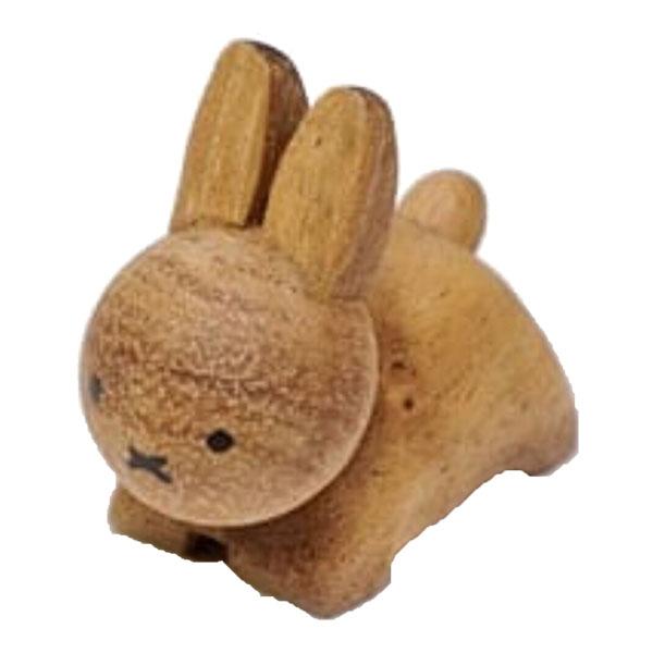 ミッフィー「ディック・ブルーナ 木製箸置き(うさぎ(茶))」