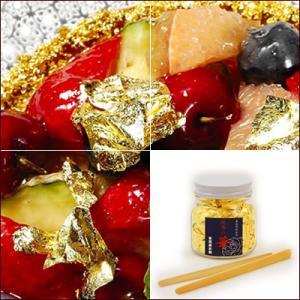 食品用金粉「金之星屑／10個入」※ : 金箔屋本舗Gold-shop - 通販