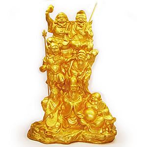 金箔屋本舗gold Shop 七福神 置物 Yahoo ショッピング