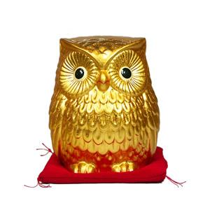 金箔貼 梟置物「招金福郎(大)」 : 金箔屋本舗Gold-shop - 通販