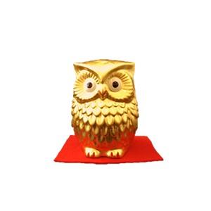 金箔貼 梟置物「招金福郎(中)」 : 金箔屋本舗Gold-shop - 通販 - Yahoo