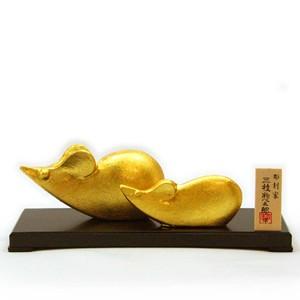 金箔貼 鼠置物「友志／三枝惣太郎作」 : 金箔屋本舗Gold-shop - 通販