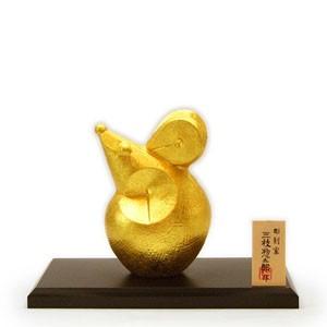 金箔貼 鼠置物「友志／三枝惣太郎作」 : 金箔屋本舗Gold-shop - 通販