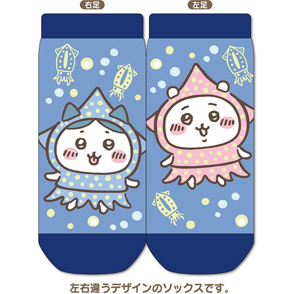 【海外販売NG】ご当地ちいかわ 富山限定(ほたるいか)「キャラットソックス」