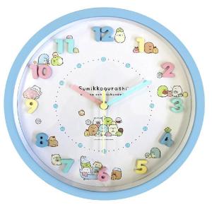 すみっコぐらし 壁掛け時計 アイコンウォールクロック いつものすみっコ ブルー サンエックス アリアス ギフト雑貨 Tjs Tj sxsg シネマコレクション ヤフー店 通販 Yahoo ショッピング