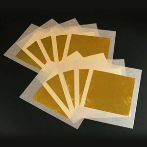 純金箔シート 純金24K／109mm角／10シート : 金箔屋本舗Gold-shop