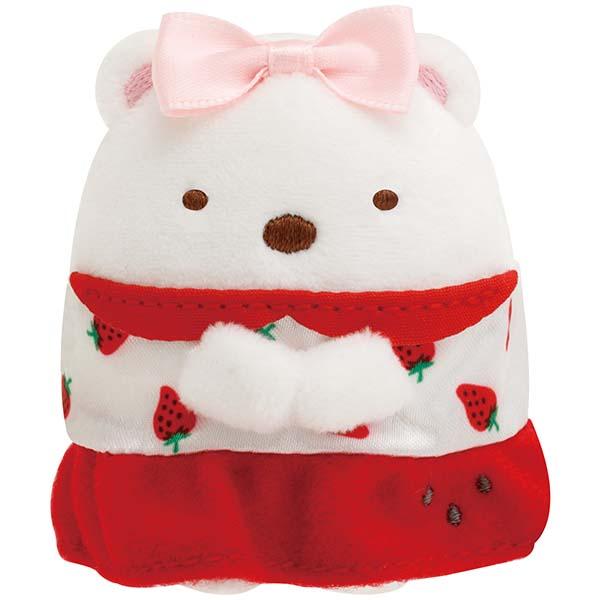 San-X すみっコぐらし「すみっコぐらし×サクマいちごみるくキャンディ／てのりぬいぐるみ(しろくま...