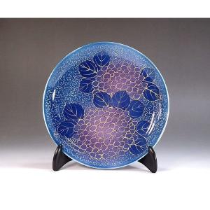 有田焼　藤太郎窯　金彩古伊万里様式　大皿　菊割皿　盛皿　金襴手　色絵　飾り皿 有田焼 古伊万里様式金彩唐草割元禄美人絵飾り大皿｜陶芸作家 藤井錦彩