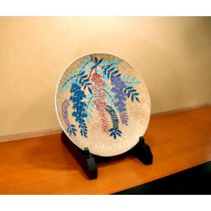染錦黄金藤絵飾り大皿|有田焼 陶芸作家 藤井錦彩作の詳細画像3