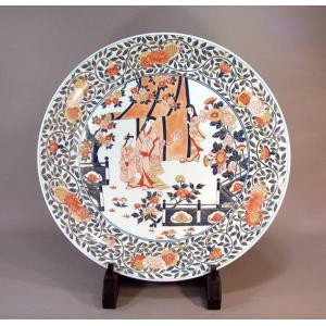 古伊万里様式金彩麒麟絵飾り大皿｜有田焼 陶芸作家 藤井錦彩作