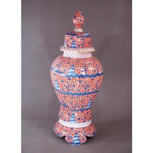 有田焼 染錦金彩満開桜絵飾り沈香壺|陶芸作家 藤...の商品画像