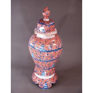 有田焼 染錦金彩満開桜絵飾り沈香壺|陶芸作家 ...の詳細画像1