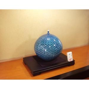 有田焼 色鍋島様式地文様花瓶|陶芸作家 藤井錦彩 作の詳細画像3