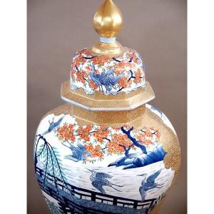 有田焼 染錦金彩江戸文様飾り沈香壺|陶芸作家 ...の詳細画像2