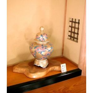 有田焼 染錦黄金桜絵飾り沈香壺|陶芸作家 藤井...の詳細画像3