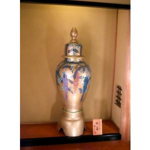 染錦黄金藤絵飾り特大沈香壺|有田焼 陶芸作家 ...の詳細画像3