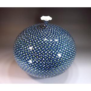 有田焼 金欄手様式金彩七宝文様花瓶|陶芸作家 ...の詳細画像1