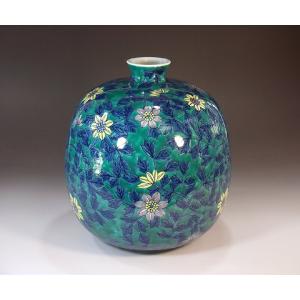 景徳鎮 青花山水花瓶 中国 陶磁器 工芸 - アートの友社 : くみあい