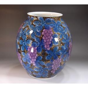有田焼 金襴手景図飾り沈香壺｜陶芸作家 藤井錦彩 作 : 有田焼 藤井錦