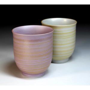 有田焼 陶芸家 藤井錦彩作 窯変艶消し釉金彩刷...の詳細画像1