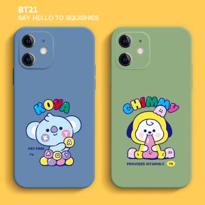 BTS iPhone 13  7 8  12 11 14 15Pro SE2 X XS MAX Plus 防弾少年団 BT21 スマホケース  アイフォンケース  携帯カバー 各機種対応 シリコン 耐衝撃 韓国 流行り｜錦正堂ヤフーショッピング店