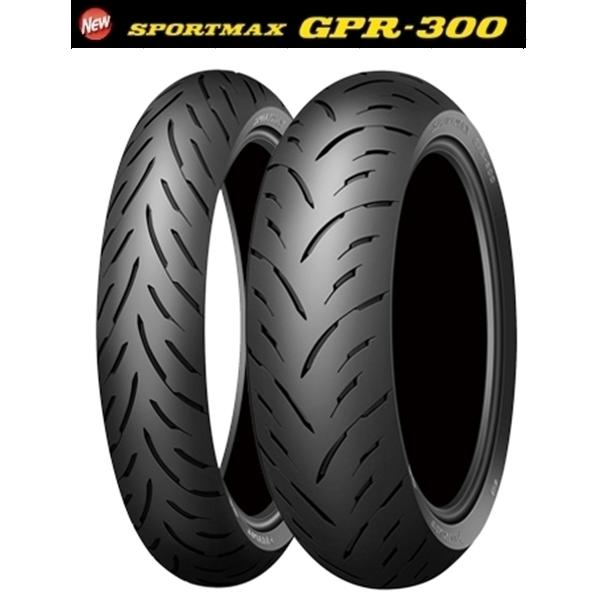 180/55ZR17 M/C (73W) DUNLOP SPORTMAX GPR-300 リア用 チ...