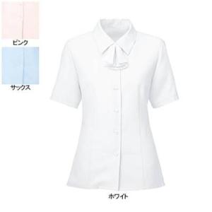 ヌーヴォ SB7003 ブラウス/リオン付（半袖） 5号〜19号 オフィスウェア 事務服 制服｜kinsyou-webshop