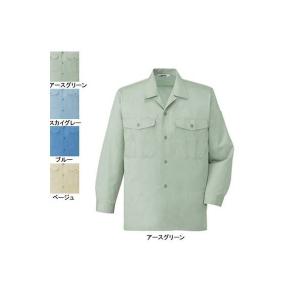 自重堂 作業服 作業着 44324 エコ製品制電長袖オープンシャツ S〜LL｜kinsyou-webshop