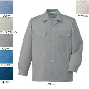 自重堂 作業服 作業着 6055 エコ製品制電長袖オープンシャツ XL｜kinsyou-webshop