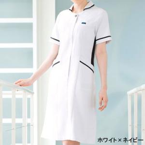 ソワンクレエ 3017EW ワンピース SS〜4L 医療白衣・介護服｜kinsyou-webshop