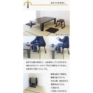 1脚販売 ロータイプ スツール スタッキング ...の詳細画像3