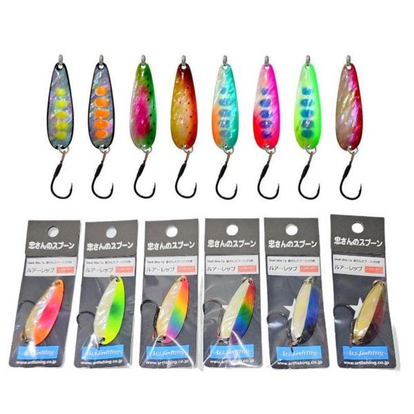 Shell Bite 忠さんのスプーン 4.2g SPOON （Made in Japan）アワビ張...