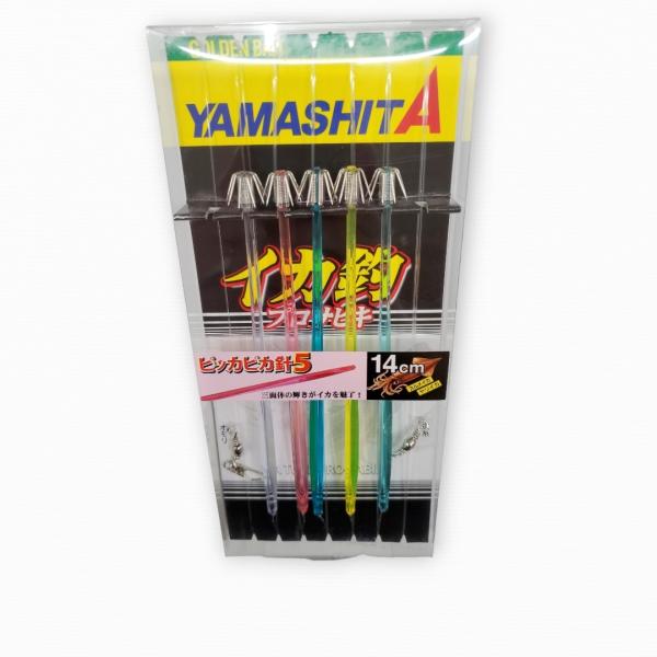 507-959 ピッカピカ針5 14cm-1段-5本 7.2m ヤリイカ スルメイカ サビキ 仕掛け...
