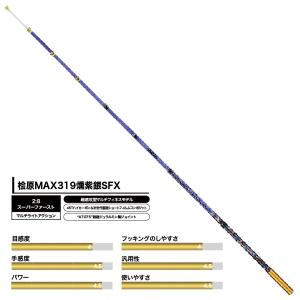 公魚工房 ワカサギ穂先 -桧原MAX319 燻紫銀（いぶしぎん）SFX-