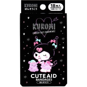 キャラクターばんそうこう CUTE AID クロミ 18枚入｜kintarou