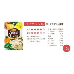 ※ミライフルーツ パイナップル 10gの詳細画像2